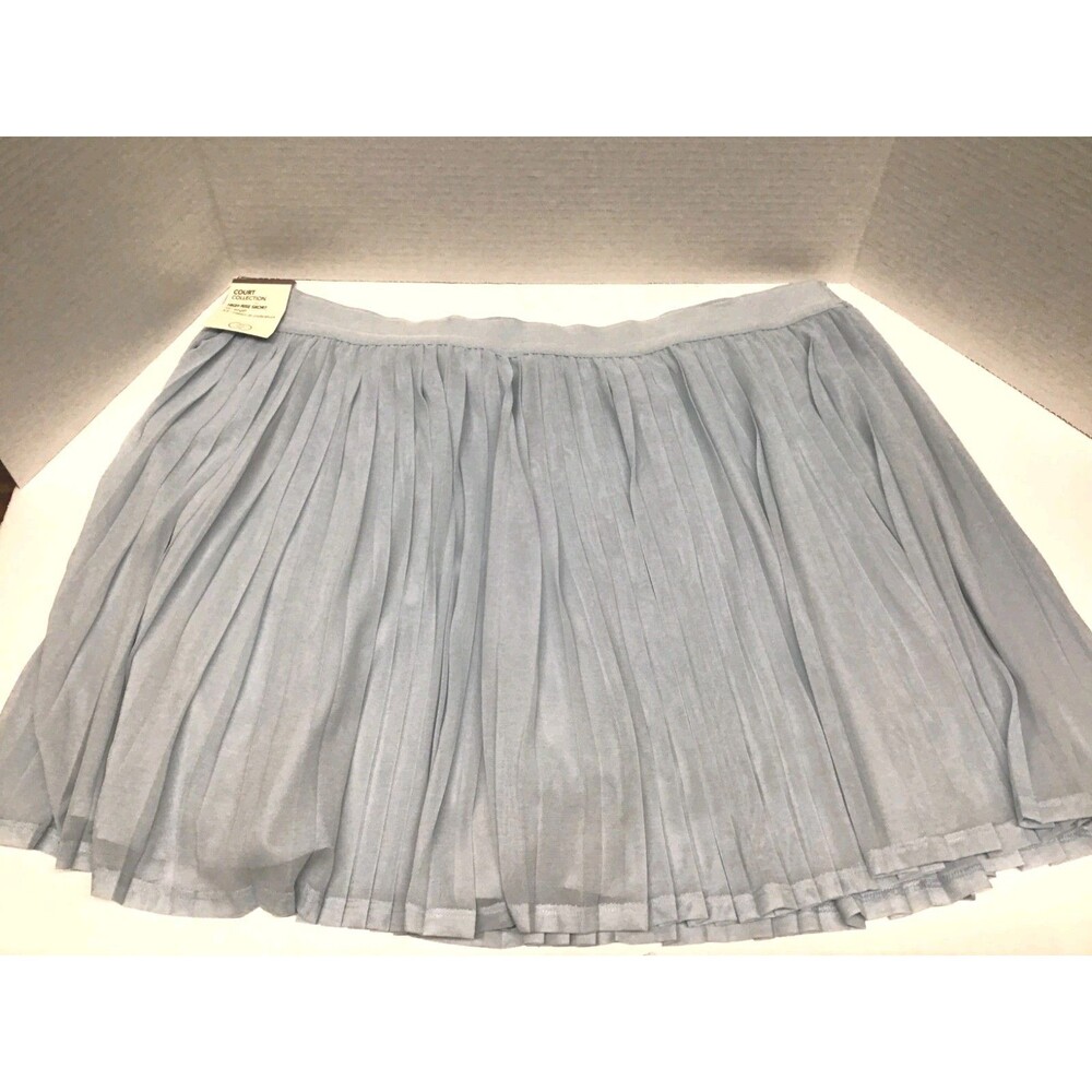 CALIA Womens High Rise Pleated Pale Blue Mesh Skort Size XXL - Picture 6 of 10